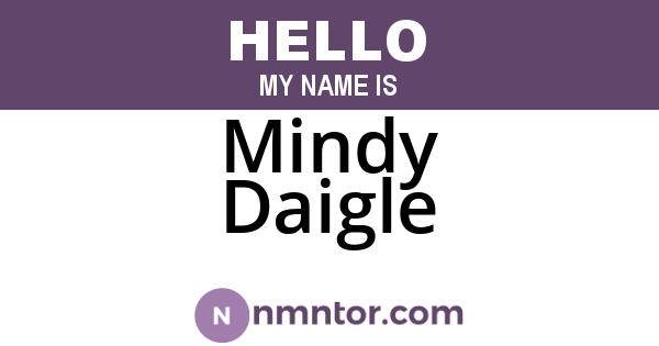 Mindy Daigle