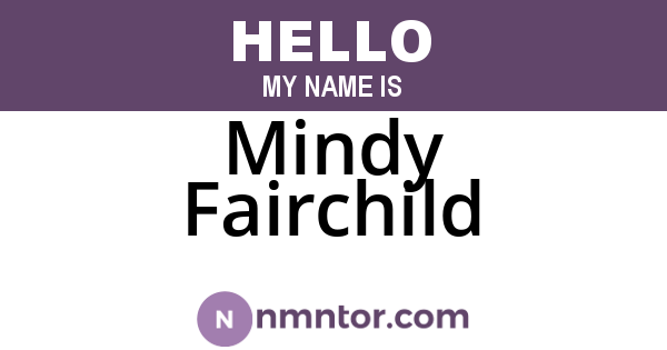 Mindy Fairchild