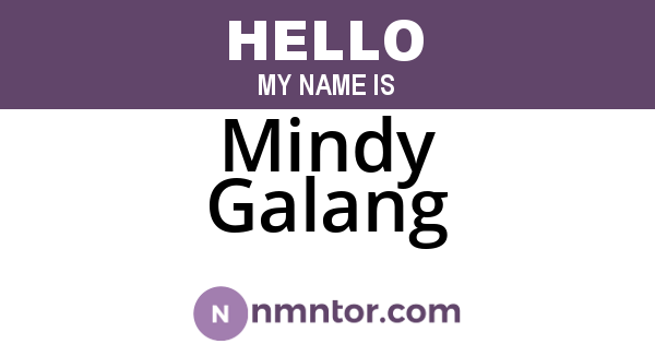 Mindy Galang
