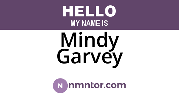 Mindy Garvey