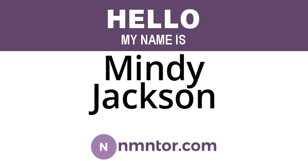 Mindy Jackson