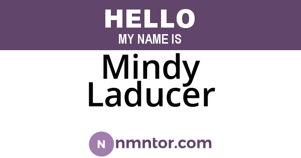 Mindy Laducer