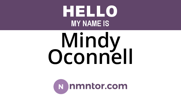 Mindy Oconnell
