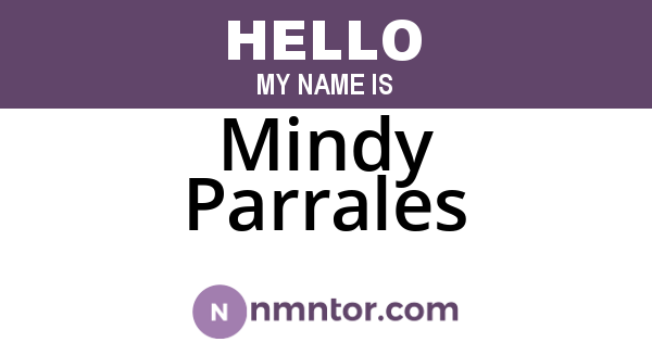 Mindy Parrales