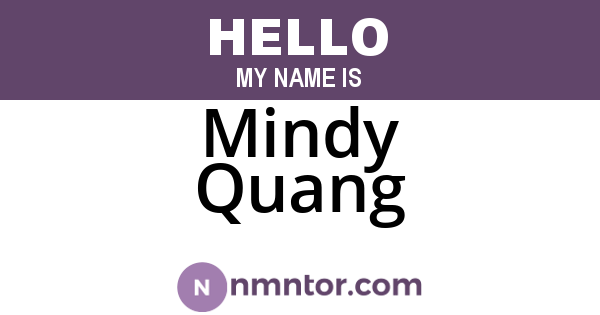 Mindy Quang