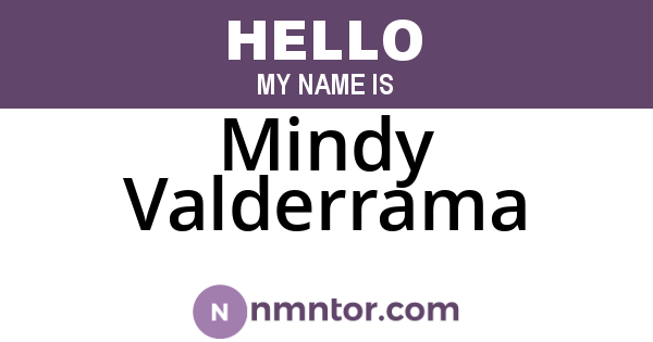 Mindy Valderrama