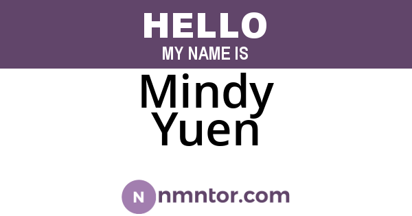 Mindy Yuen