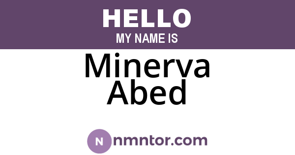 Minerva Abed