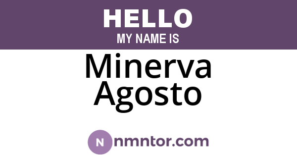 Minerva Agosto