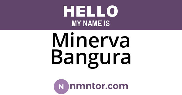 Minerva Bangura
