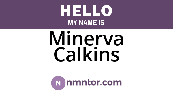 Minerva Calkins