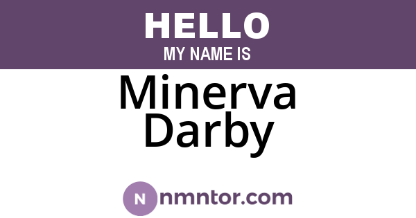 Minerva Darby