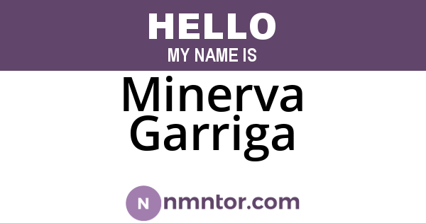 Minerva Garriga