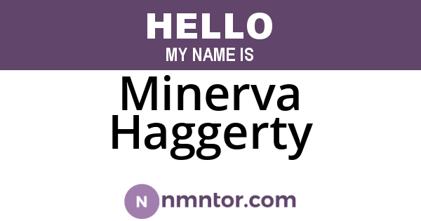 Minerva Haggerty