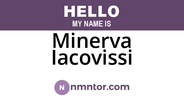 Minerva Iacovissi
