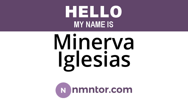 Minerva Iglesias
