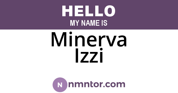 Minerva Izzi