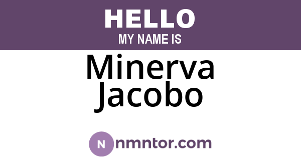 Minerva Jacobo