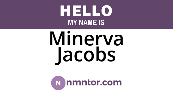 Minerva Jacobs