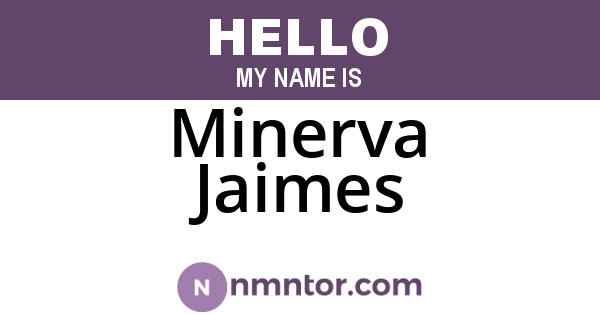 Minerva Jaimes