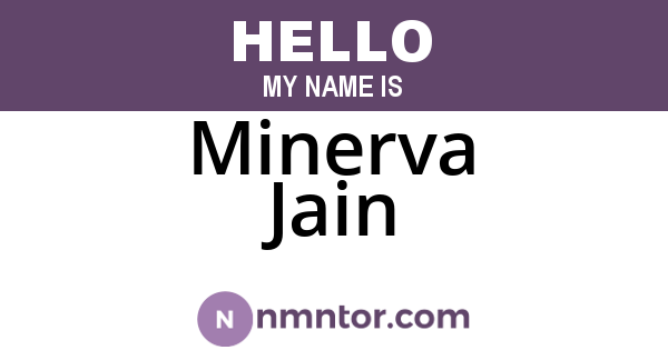 Minerva Jain