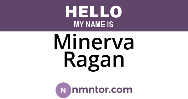 Minerva Ragan