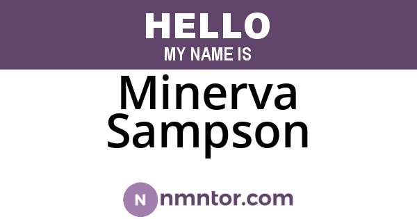 Minerva Sampson