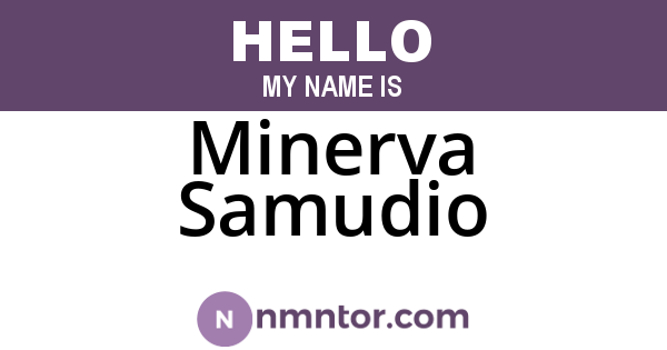 Minerva Samudio