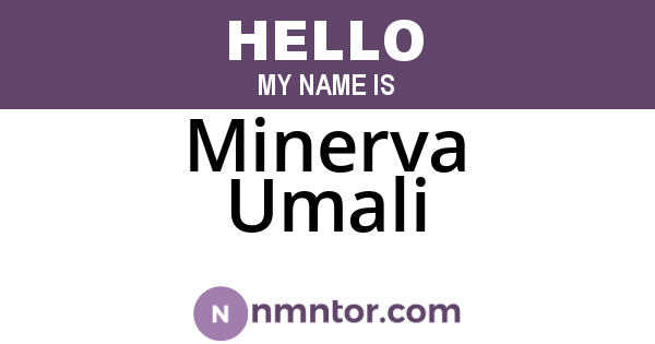 Minerva Umali