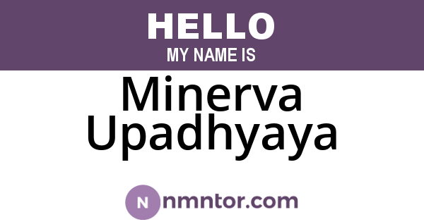 Minerva Upadhyaya