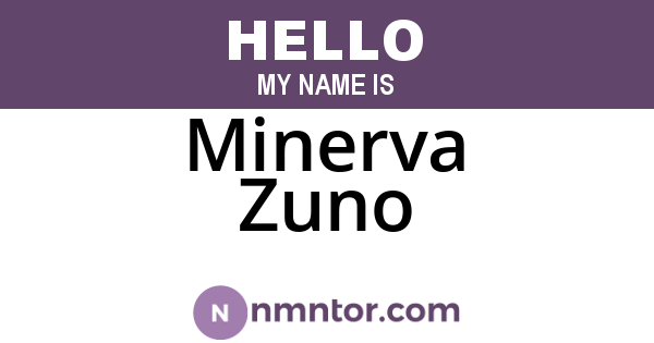 Minerva Zuno