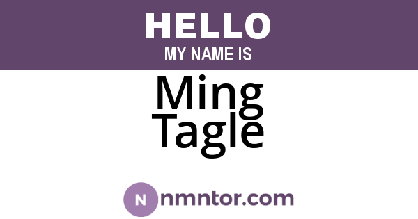 Ming Tagle