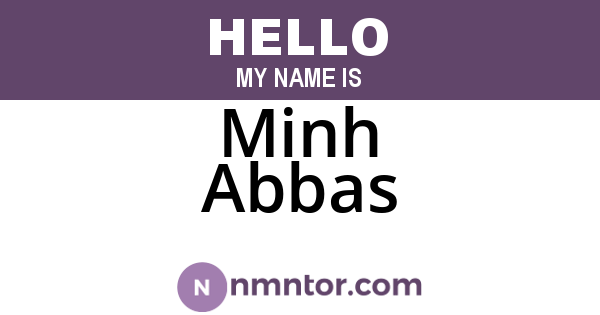 Minh Abbas