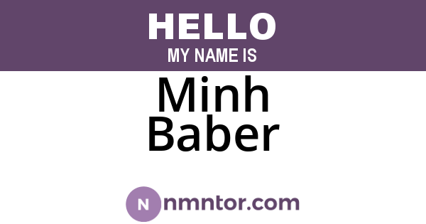 Minh Baber
