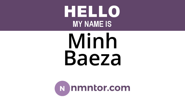 Minh Baeza