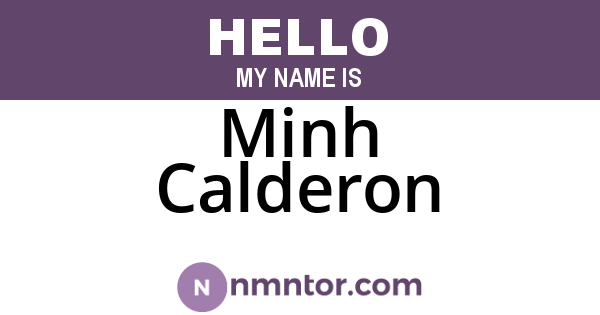 Minh Calderon