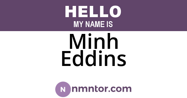 Minh Eddins