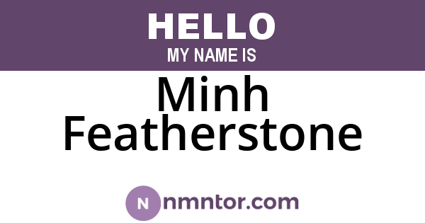 Minh Featherstone