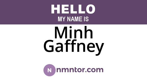 Minh Gaffney