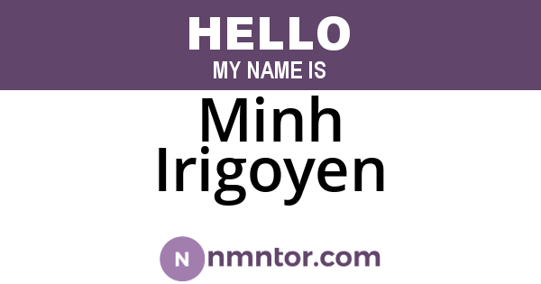Minh Irigoyen