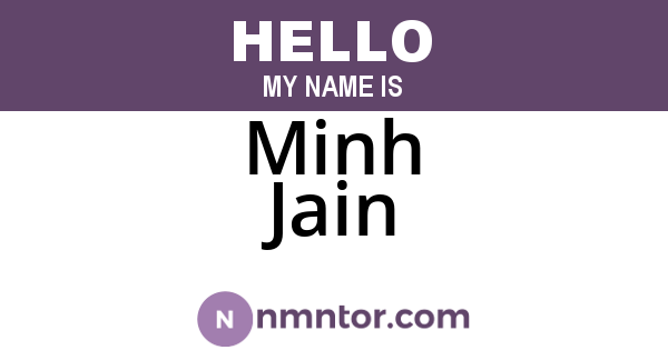 Minh Jain
