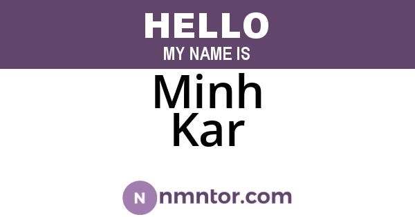 Minh Kar