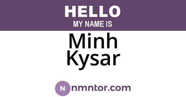 Minh Kysar