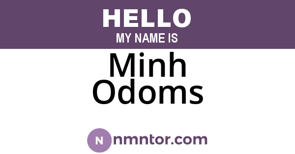Minh Odoms