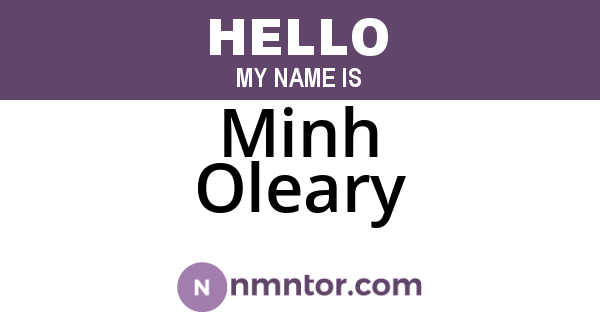 Minh Oleary