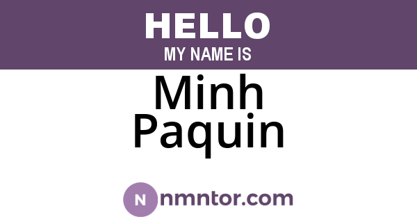 Minh Paquin