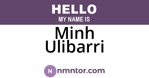 Minh Ulibarri
