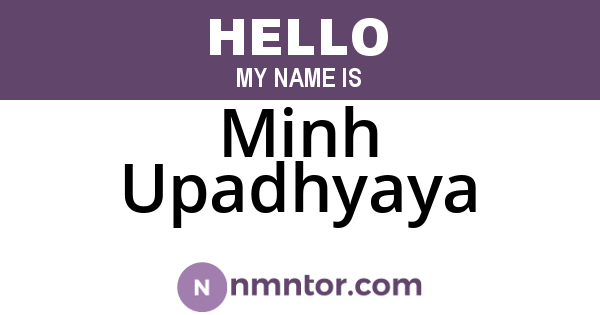 Minh Upadhyaya