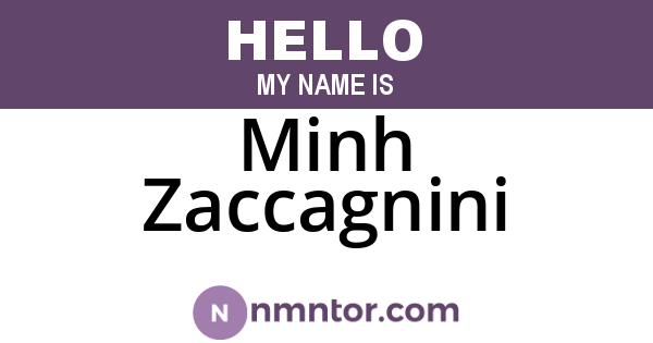 Minh Zaccagnini