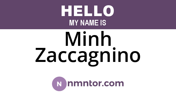 Minh Zaccagnino